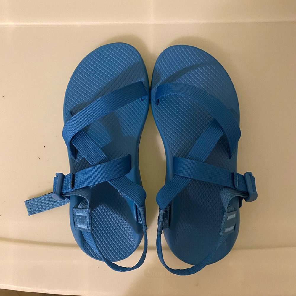 Blue Chaco sandals